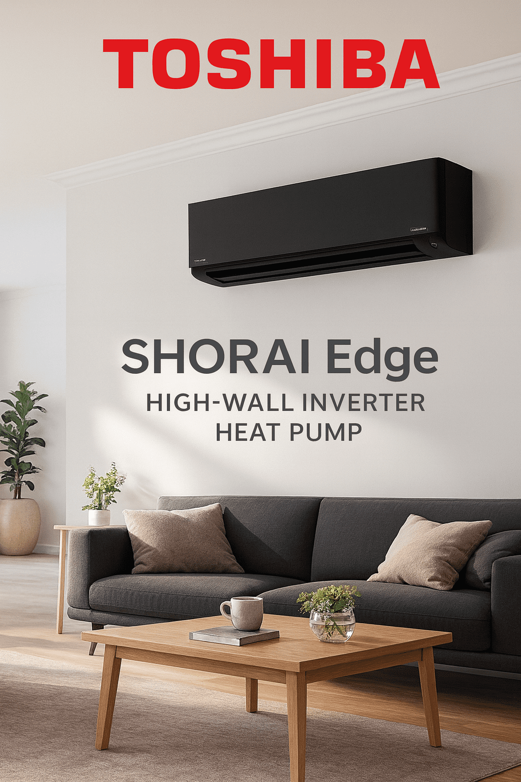 SHORAI Edge Black, Toshiba’s Designer Heat Pump Range That Redefines Modern Climate Control