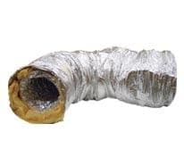 30 meters x 200mm Flexible Insulated Ducting With 4 x 200mm Supply Air Diffusers And Collars Set