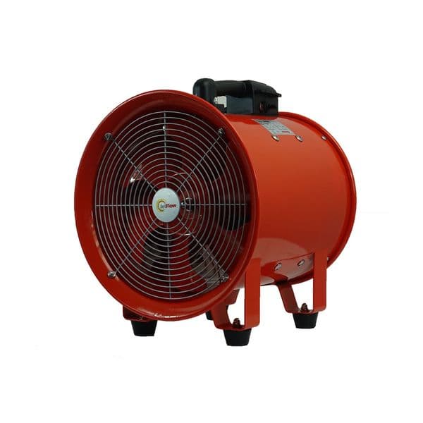 300mm Site Ventilation & Extraction Fan 110V Dust, Fume & Confined Space Use OLYC30/110 + FL30