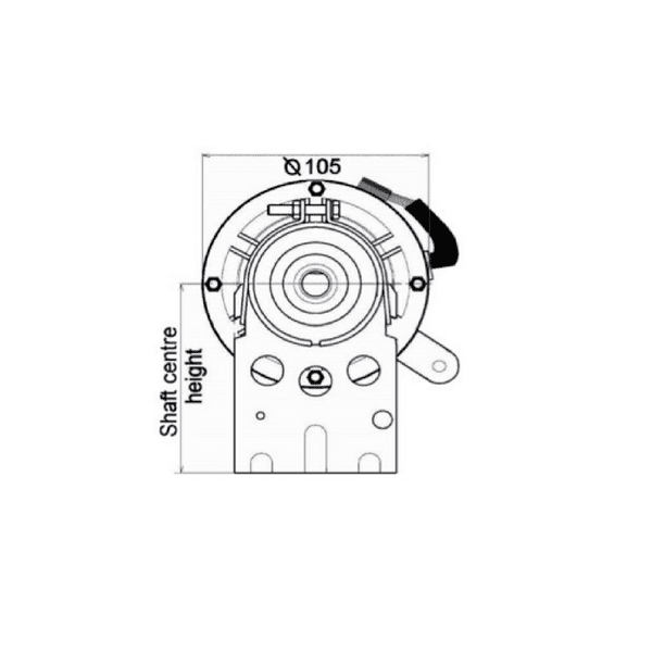 48 Series Fan Motor 120FB80/3V 230V~50Hz/60Hz Single Shaft Ball Bearing