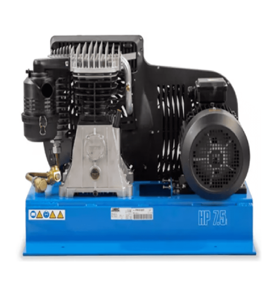 ABAC B6000 BF7 5 Industrial Belt Drive Compressor Pump 7 5HP