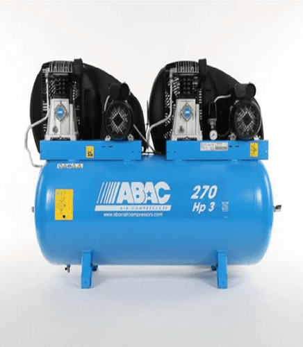 ABAC EXP A39 270 FM3 Tandem Belt Drive Air Compressor 270L 6HP 230V~50Hz