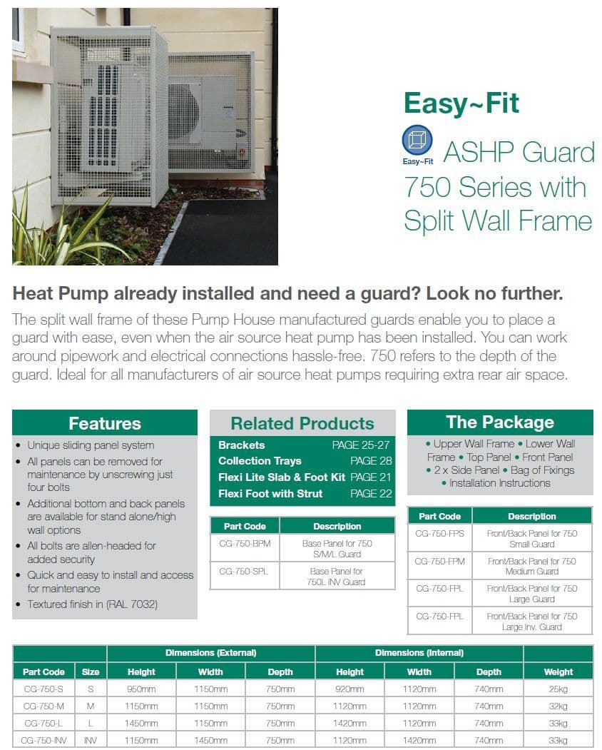 Air Conditioning Condensing Unit Small Protective Cage CGS