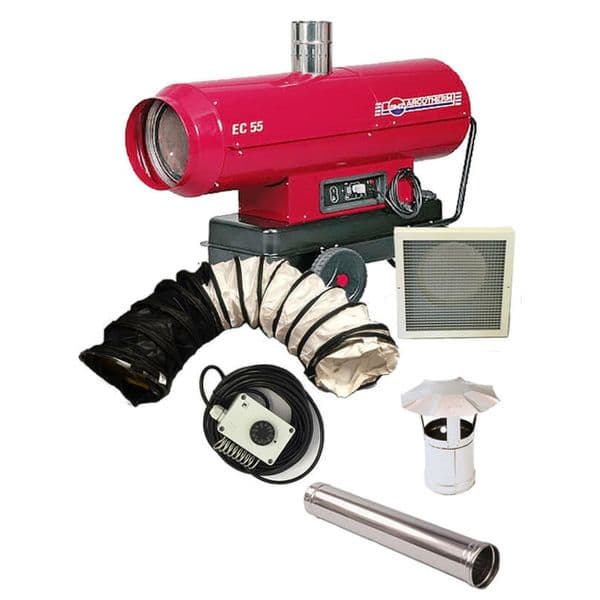 Arcotherm EC55 Indirect Fired Diesel Heater (51kw) Dual Voltage Silver Marquee Package EC55SVR