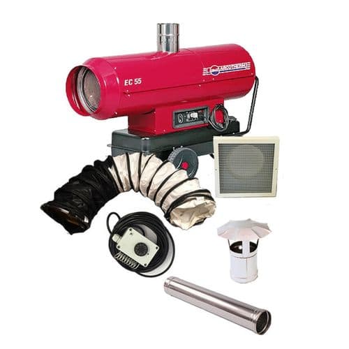 Arcotherm EC55 Indirect Oil Fired Heater 50Kw/17600Btu 110V/240V~50Hz Bronze Marquee EC55BNZLLD