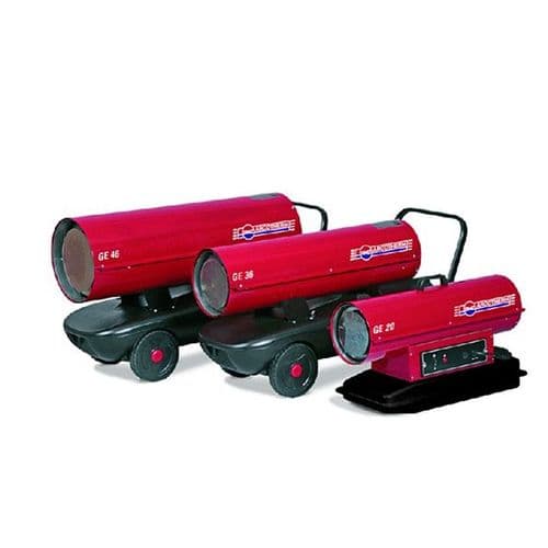 Arcotherm GE36DV Direct Oil Fired Space Heater 39Kw/132000Btu Dual Voltage 110V/240V~50Hz