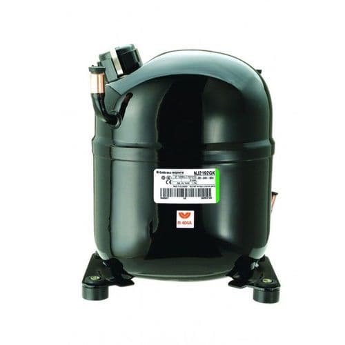 Aspera / Embraco NJ2212GK Refrigeration Compressor R404a LBP 34CC 1 1/2Hp Tube 240V~50Hz