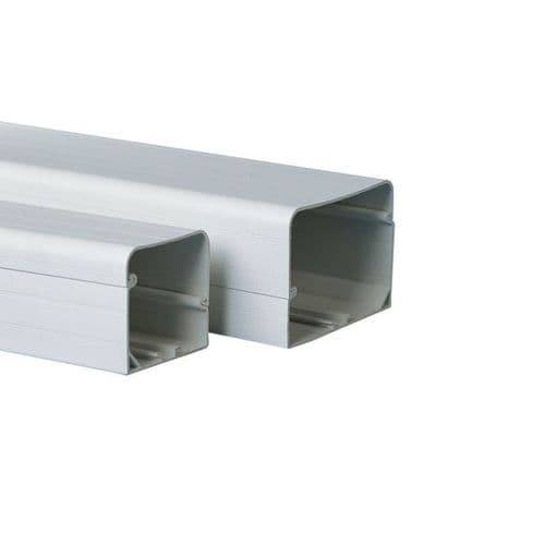 BBJ D105 Professional Speedi-Duct 105mm 4" Duct Trunking 2m Length Depth 105mm