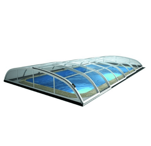 Certikin AQ Box A3 3-Bay Flat A-Class Swimming Pool Enclosure Clear SAN Glazing