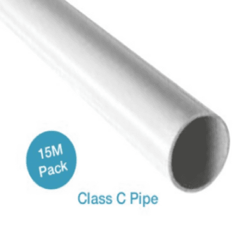 Certikin CP2/15 White ABS 2 Inch Class C Pool Pipe 15m
