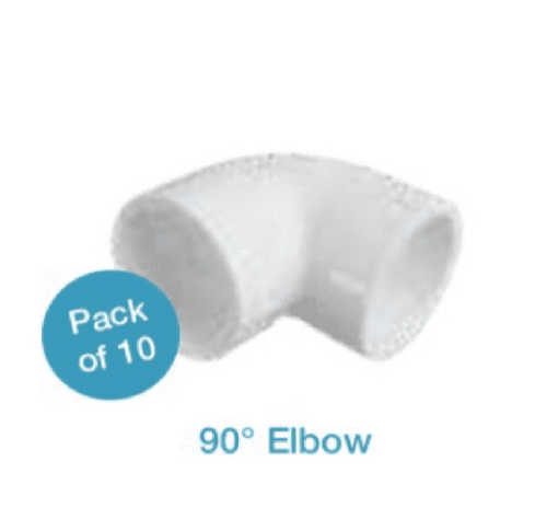 Certikin CP290/10 White ABS 2 Inch 90 Degree Elbow