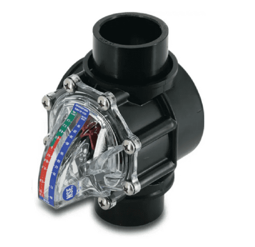 Certikin FlowVis 2 Inch Swimming Pool Flow Meter LPM