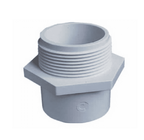 Certikin White ABS 1.5 Inch Hex Nipple Pack of 10