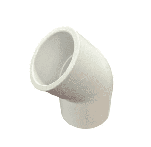 Certikin White ABS 2 Inch 45 Degree Elbow