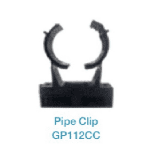 Certikin White ABS 2 Inch Pipe Clips Pack of 10