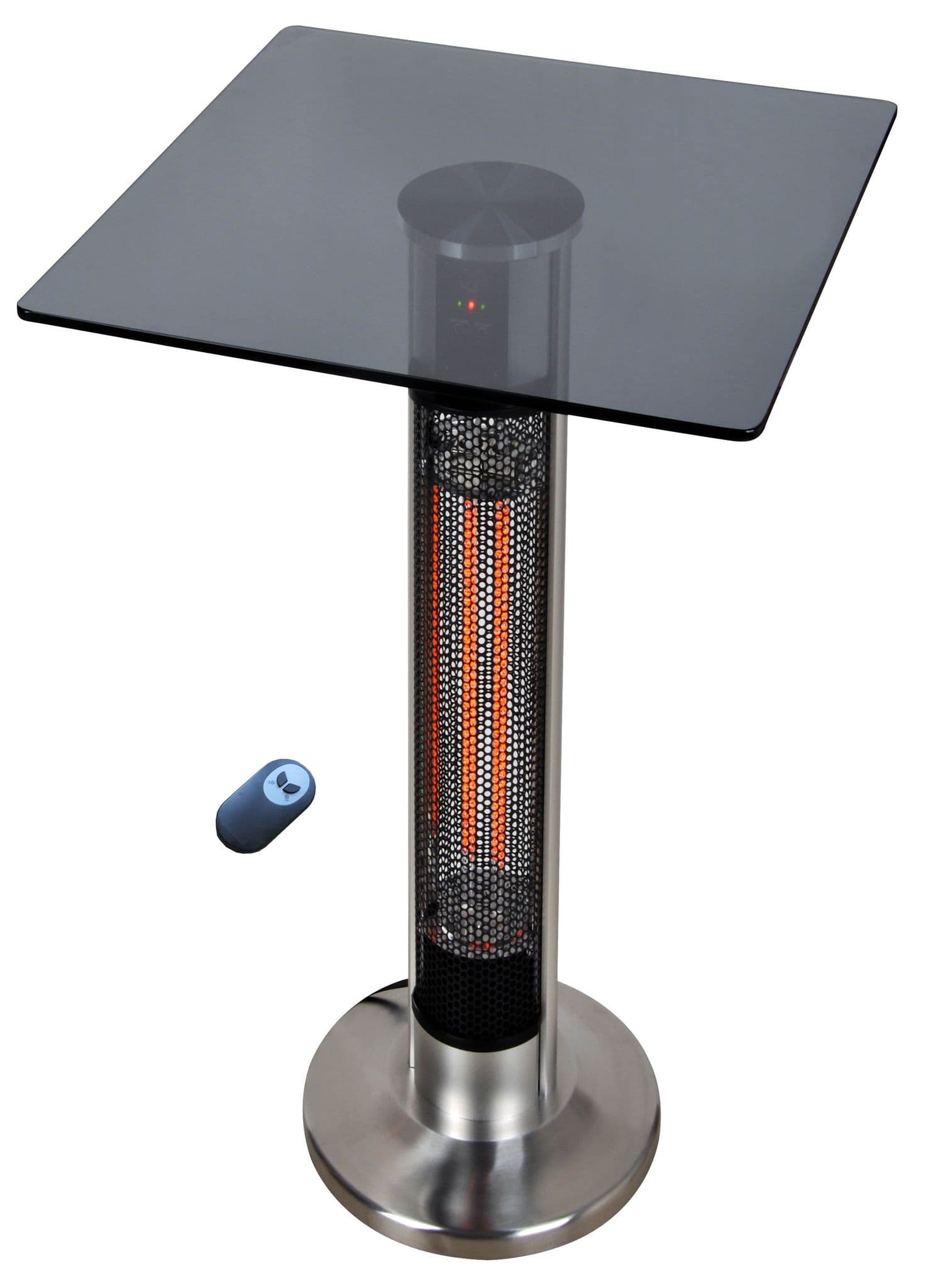 ChillChaser Cronus IV 360 Degree Infrared Glass Square Table Heater