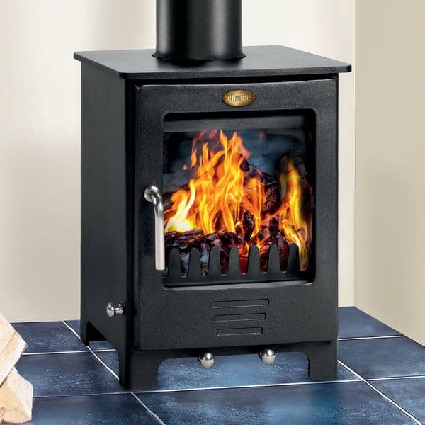 Clarke Blakeney Black Steel Multi-Fuel Stove 5.5Kw/18000Btu