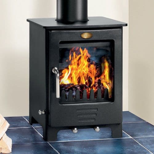 Clarke Blakeney Black Steel Multi-Fuel Stove 5.5Kw/18000Btu
