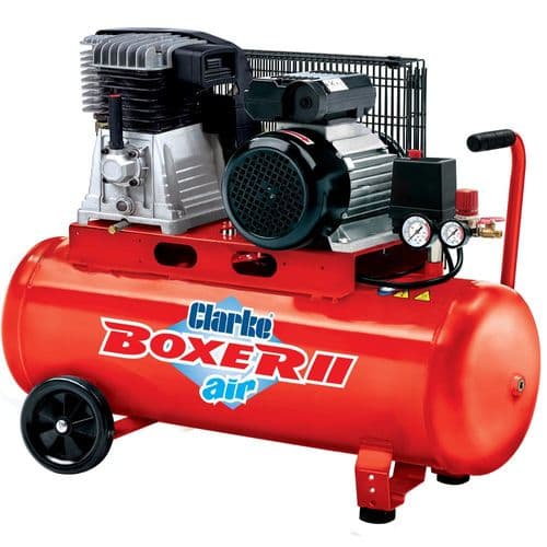 Clarke BOXER II 14/100P 3HP Air Compressor 100L 14Cfm 10bar 145psi 220-240V~50Hz