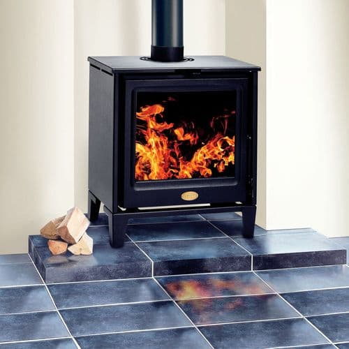 Clarke Boxwood II Cast Iron Wood Burning Stove 5kW 17000Btu