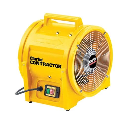 Clarke Contractor CON350 3230482 12" Plastic Cased Ventilator/Air Mover 3900m3/h 110V~50Hz