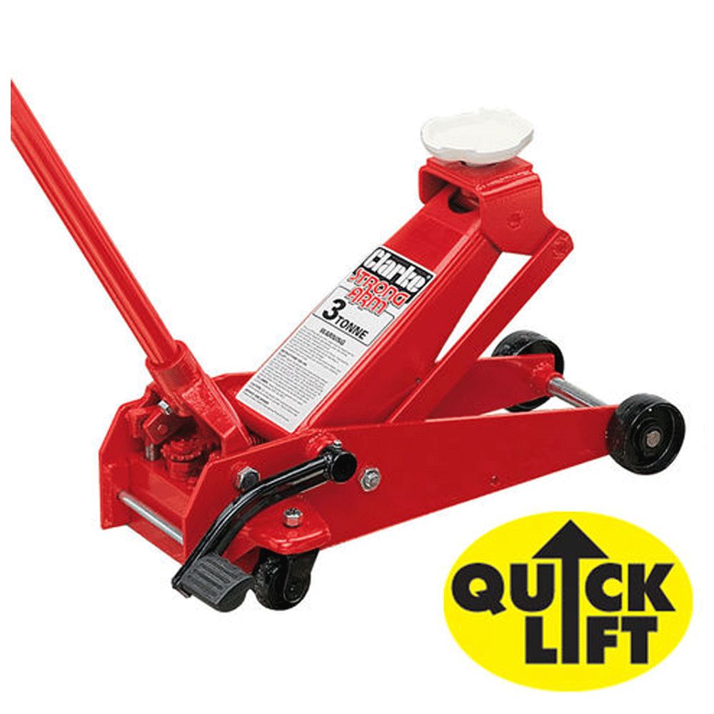 Clarke CTJ3QLG 3 Tonne Instant Lift Trolley Jack