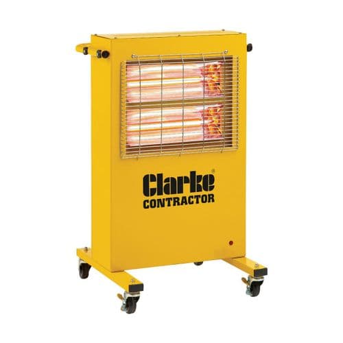 Clarke Devil 371PD Quartz Halogen Infra-red Heater 2.4Kw / 8000Btu 110V~50Hz