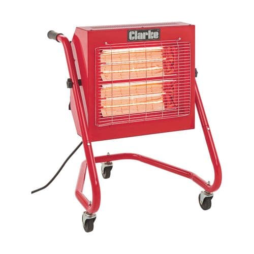 Clarke Devil 371SP Quartz Radiant Halogen Infrared Heater 3Kw / 12000Btu 110V~50Hz