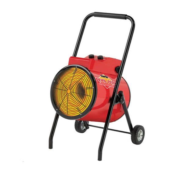 Clarke Devil 7030 Commercial  Industrial Electric Fan Heater 30kW /100000Btu 415V~50Hz