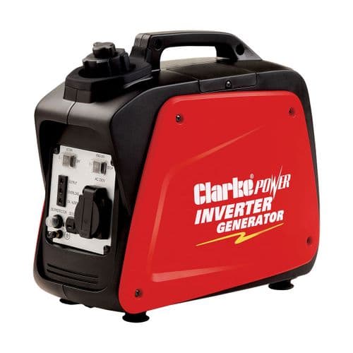 Clarke IG1200D Euro 5 Engine Leisure Inverter Petrol Generator 1.2kVa 12VDC & 230V~50Hz