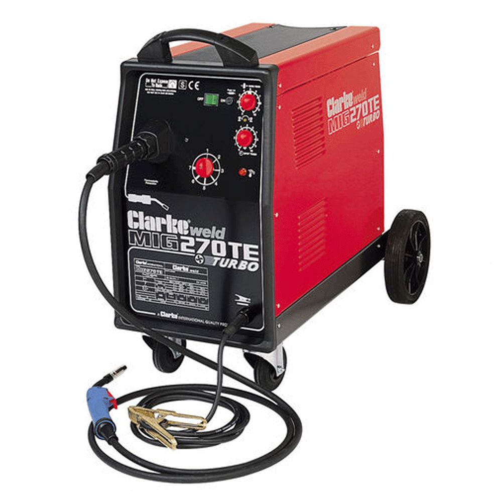 Clarke MIG270TE Turbo Cooled MIG Welder 400V~50Hz