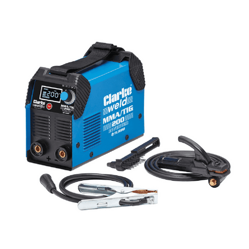Clarke MMA/TIG 200 Inverter Welder 200A Lightweight and Portable 230V~50Hz