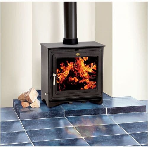Clarke Pembroke II Black Cast Iron Wood & Coal Burning Stove 40000Btu/12Kw