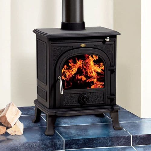 Clarke Richmond II Black Cast Iron Wood & Coal Burning Stove 27000Btu 8Kw