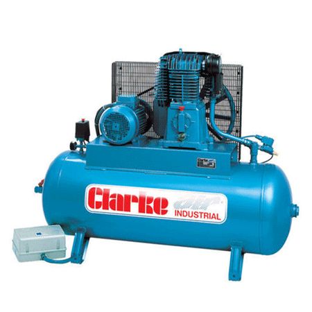 Clarke SE46C270 Electric Powered Industrial Air Compressor (WOS) 270L 10hp 400V~50Hz