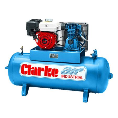 Clarke SP15ND Petrol Driven Heavy Duty Air Compressor 150L 6 5hp