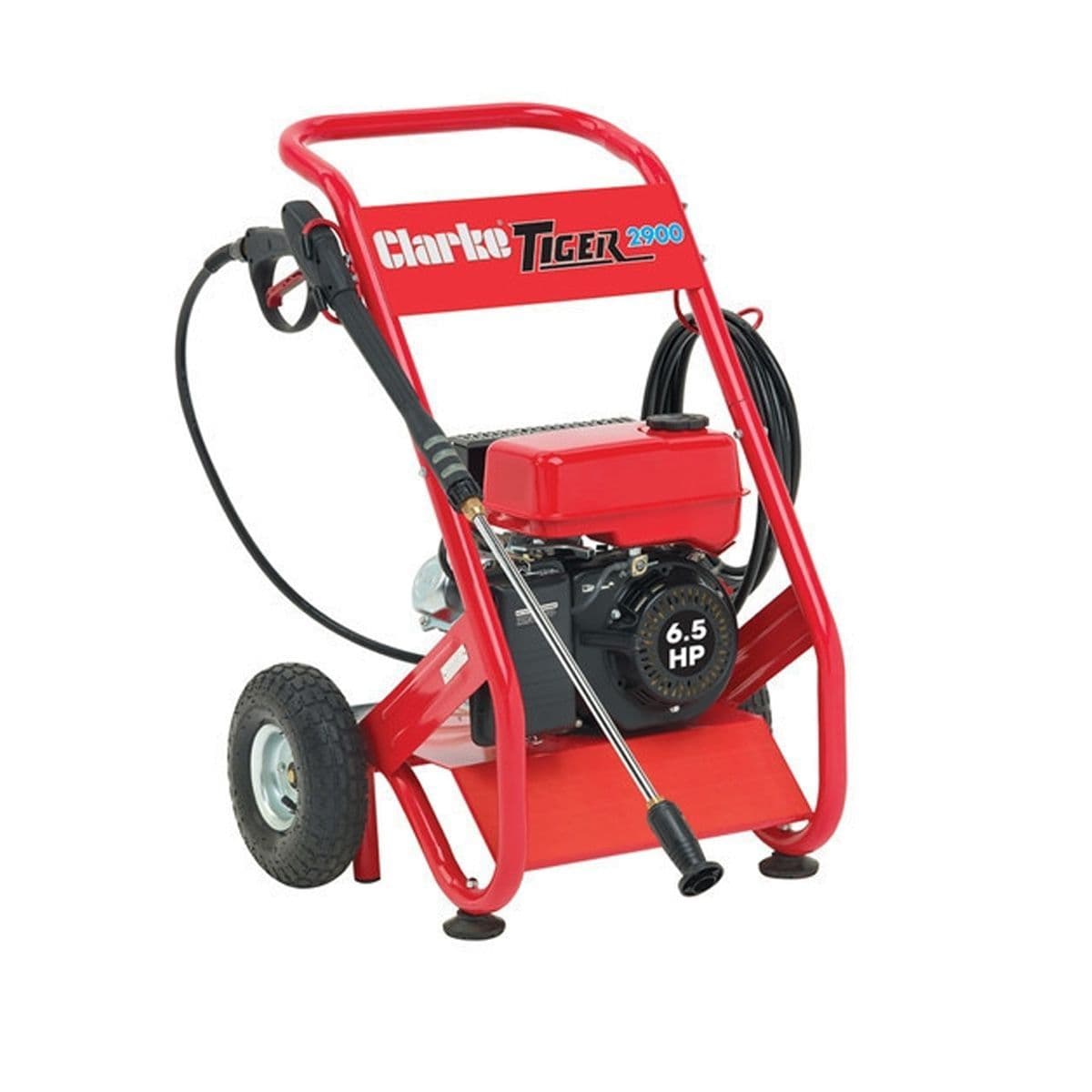 Clarke Tiger 3000 Petrol Powered Pressure Washer 8ltr/min 6 5hp 2900PSI