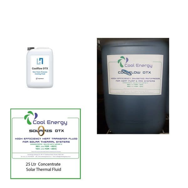 Coolflow DTX 25L Inhibited Glycol CE-CFDTX25 High Efficiency Non-Toxic Glycol Antifreeze HVAC