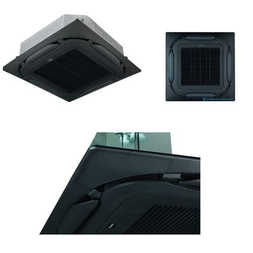 Daikin Air Conditioning Black Standard Decoration Panel Round Flow BYCQ140EGFB Auto Cleaning