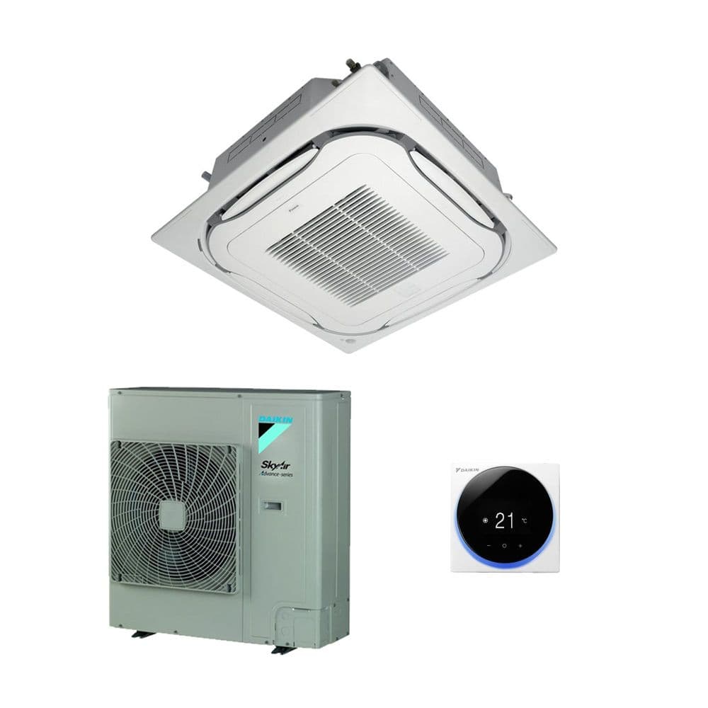 Daikin Air Conditioning FCAG100B AZAS100MV1 Round-flow Cassette 10Kw ...
