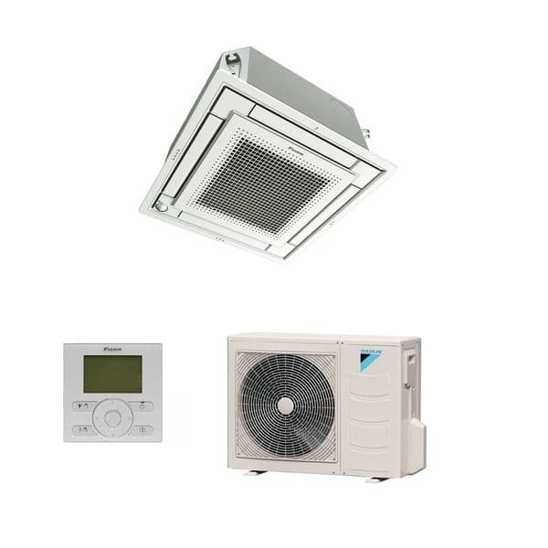 Daikin Air Conditioning FFA25A9 Fully Flat Cassette Standard Inverter 2.5Kw/9000Btu A++ 240V~50Hz