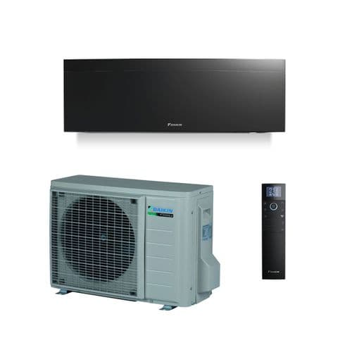 Daikin Air Conditioning FTXJ35AB RXJ35M9 Emura Black Wall Heat Pump Air Purifier 3.5Kw/12000Btu R32