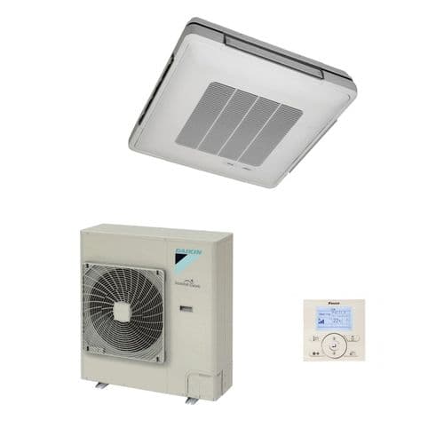 Daikin Air Conditioning FUA100A Under Ceiling Cassette 10Kw/34000Btu A+ R32 240V/415V~50Hz