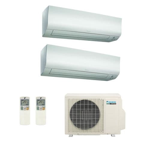 Daikin Air conditioning Multi 1 x 2MXM40A 2 x FTXP25M9 2.5Kw Wall Mounted Heat Pump R32 A+ 240V~50Hz