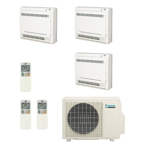 Daikin Air conditioning Multi 3MXS52A9 3 x FVXM25A9 (2.5Kw/9000Btu) Floor/Console A+++ 240V~50Hz