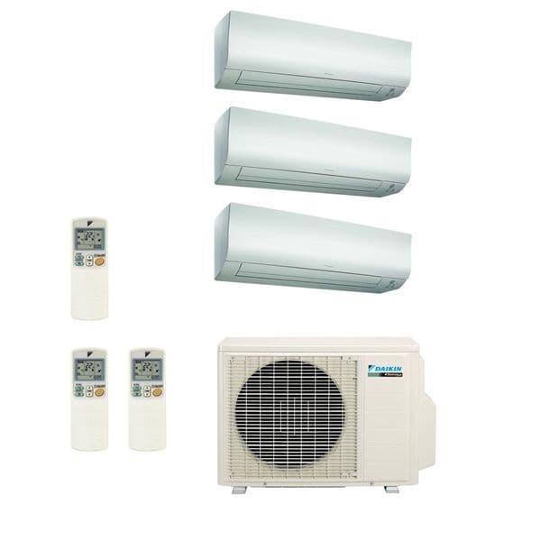 Daikin Air conditioning Multi 3MXS52E Heat Pump Inverter 3 x FTXS25K Wall Mounted A+++ 240V~50Hz