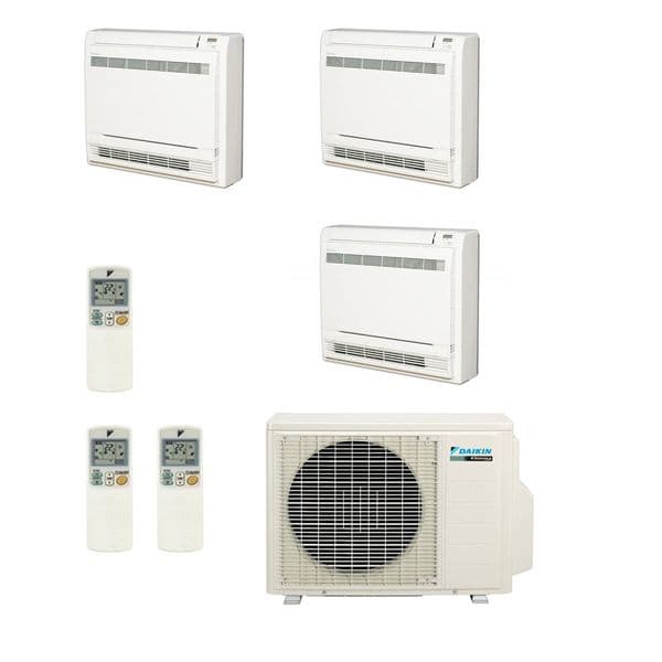 Daikin Air conditioning Multi 3MXS68G Heat Pump Inverter 3 x FVXS35F (3.5Kw/12000Btu) Floor/Console A+++ 240V~50Hz