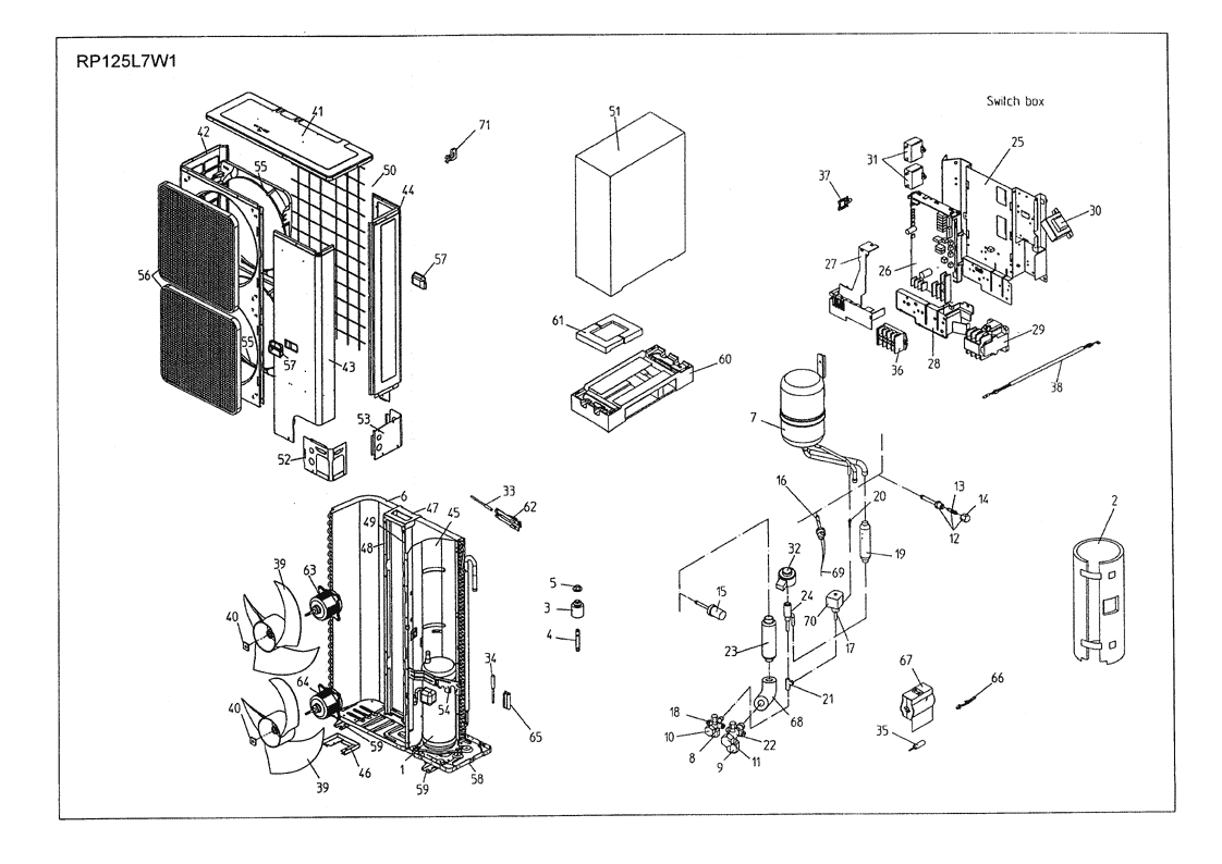 Daikin Air Conditioning Spare Part 1238891 7026 COMPRESSOR