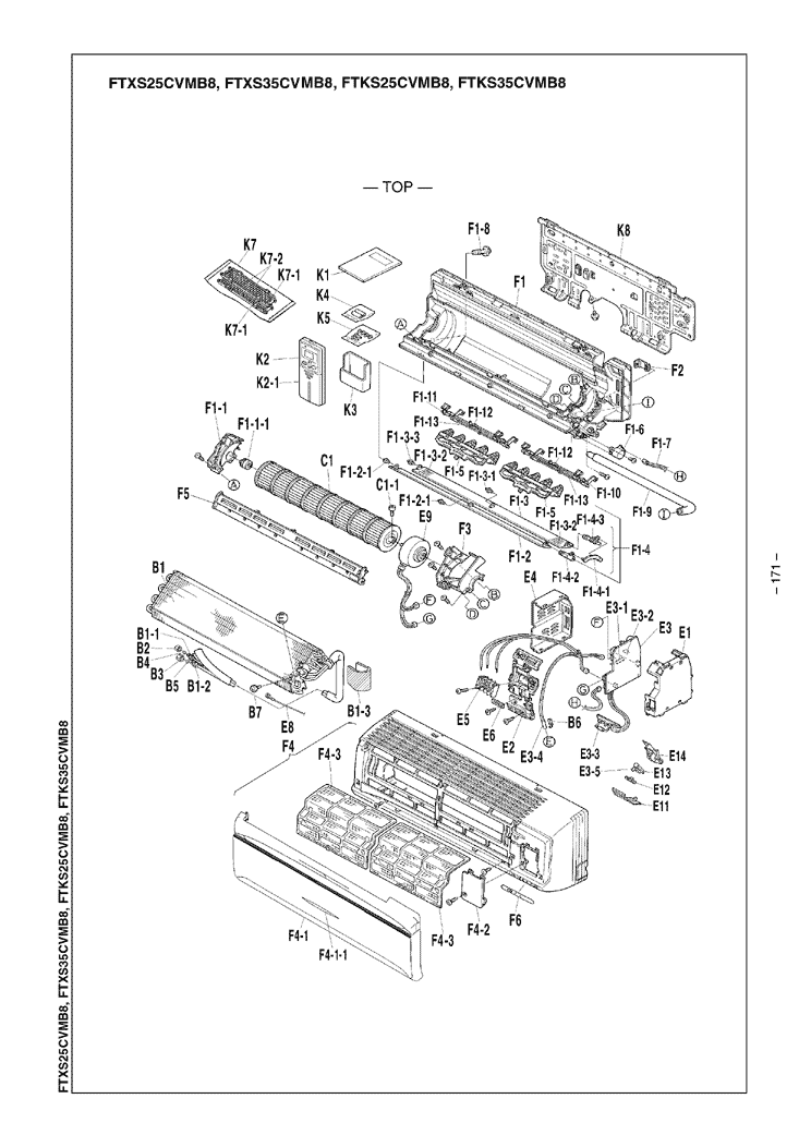 Daikin Air Conditioning Spare Part 148079J P C B 3F001898-2 FTKS 
