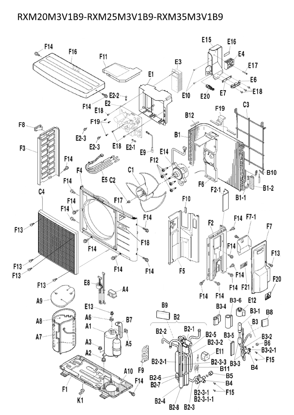 Daikin Air Conditioning Spare Part 1839078 DC FAN MOTOR D50Q28
